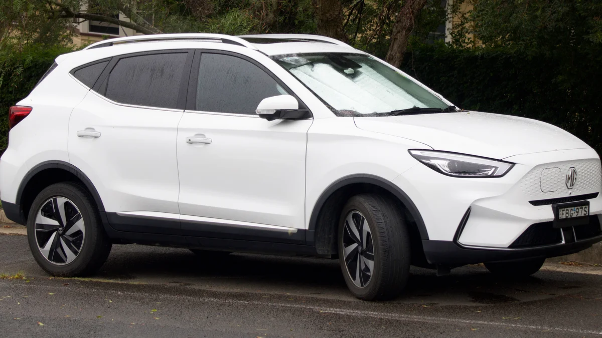 MG ZS EV sedan