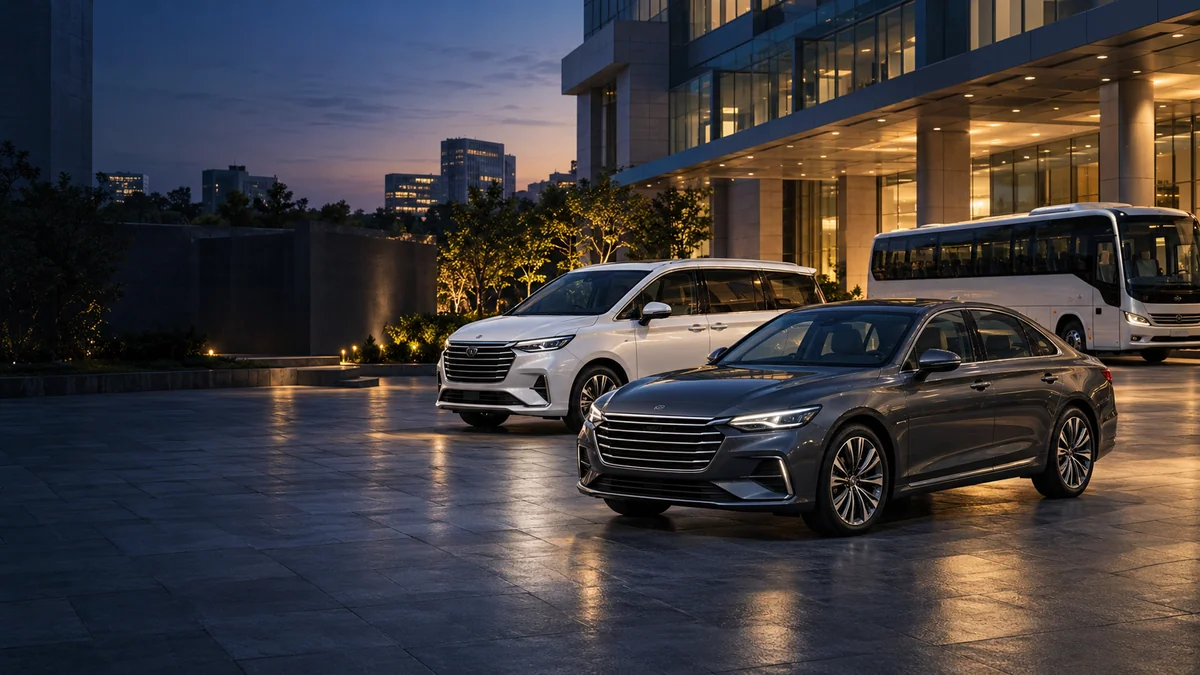 Premium executive self-drive and corporate car rental arrangements